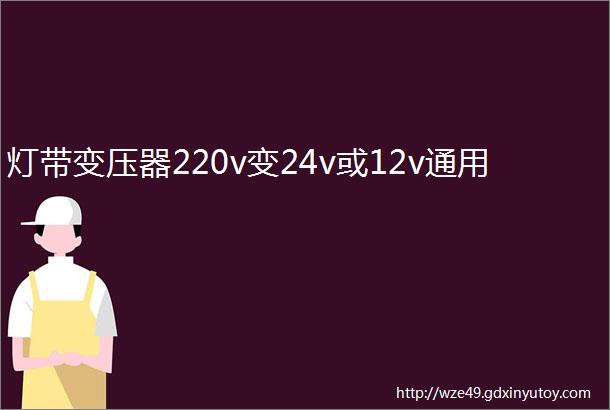 灯带变压器220v变24v或12v通用