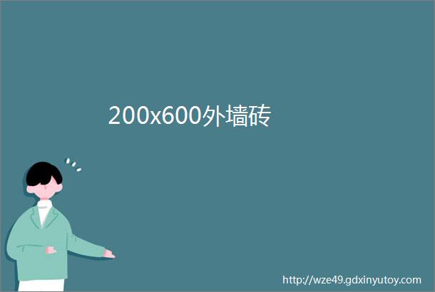 200x600外墙砖